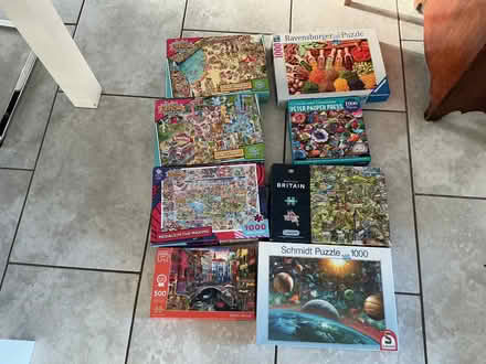 Photo of free 8 Jigsaw puzzles all complete 1 new in wrapper (Appleton OX13) #1