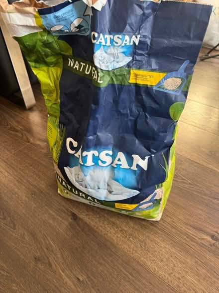 Photo of free Natural clumping cat litter (Harold Hill RM3) #1