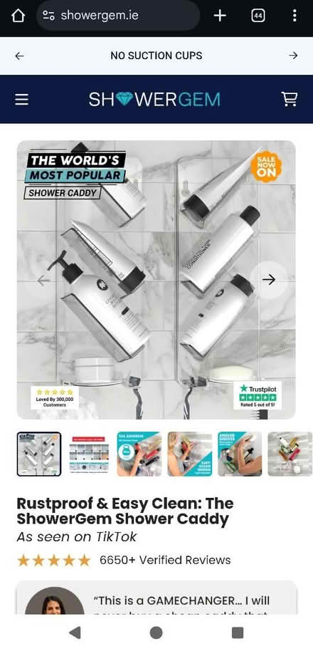 Photo of free Shower Gem Caddy (Ballinteer near SuperValu.) #1