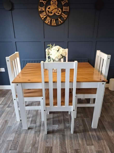 Photo of free Dining table & 4 chairs (Dunston/ Low Teams NE8) #1