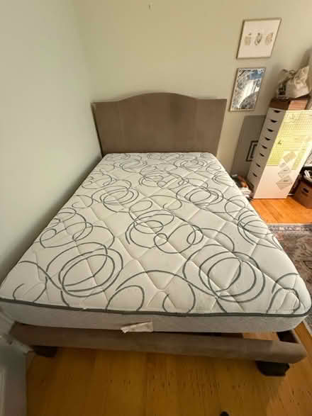 Photo of free Padded Queen sized bed frame (Huron Ave. Cambridge) #3
