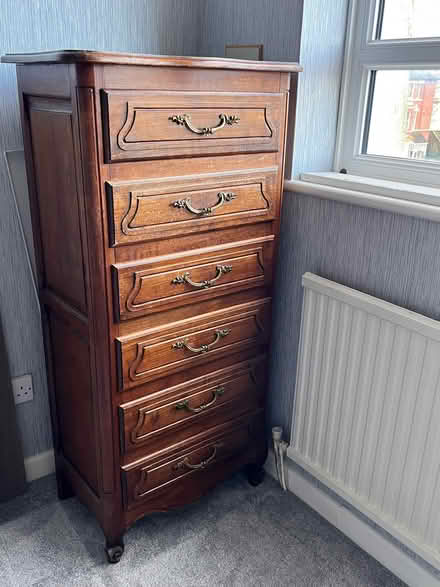 Photo of free French solid wood tallboy (St Leonards TN38) #1