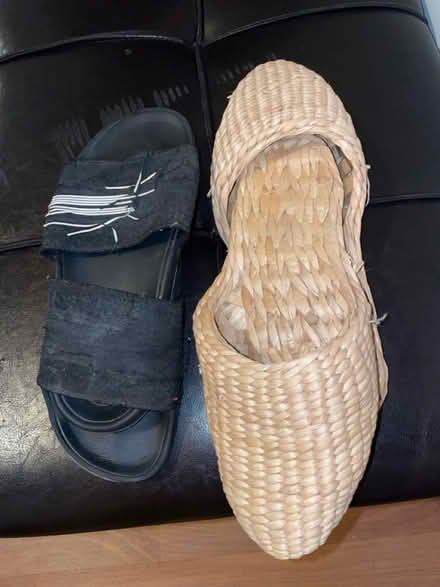 Photo of free 2 pairs of sandals (Sunset park) #1