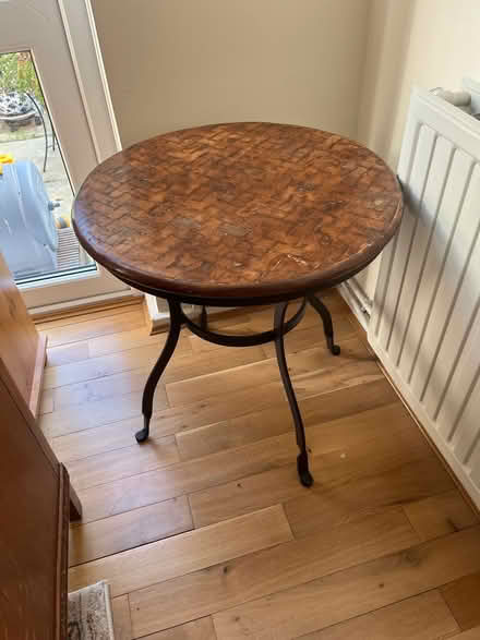 Photo of free Round wooden coffee table (Tulse Hill, SW2) #1