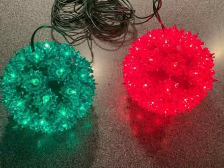 Photo of free Christmas light spheres (North Dearborn Heights) #1