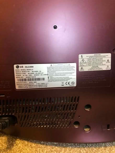 Photo of free 20" LG Tv (Llyn-Peninsula-Freegle CGA LL53) #2