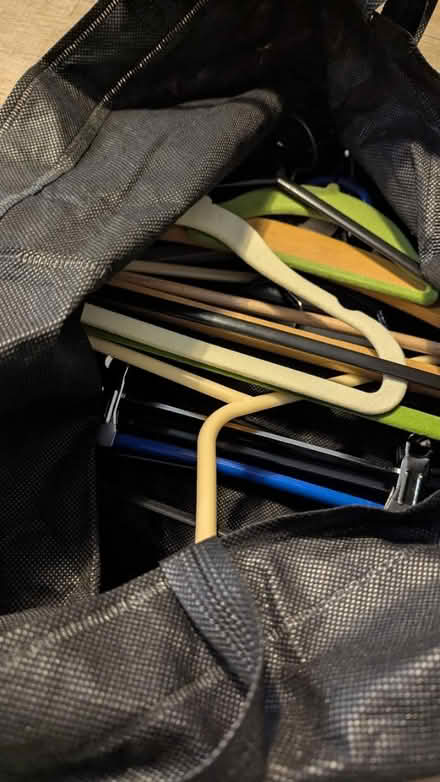 Photo of free Bag of coat hangers (W4) #1