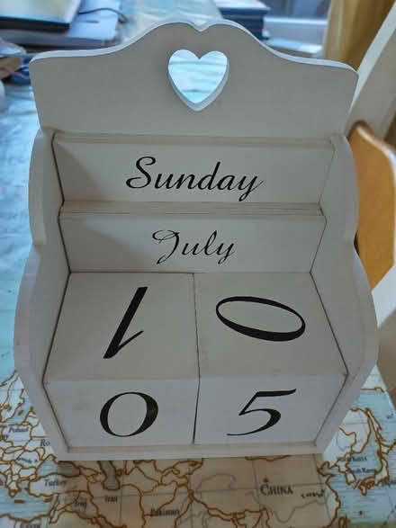 Photo of free Wooden Calendar (Roseacre ME15) #1