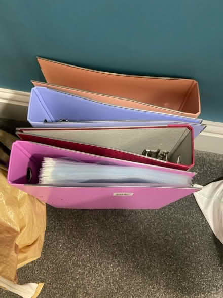 Photo of free Large lever arch files / ring binders x 4 (Cockermouth CA13) #1