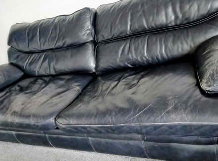 Photo of free G-Plan leather sofa (Trowbridge BA14) #2