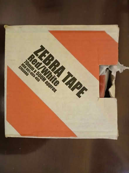 Photo of free Red and white tape (West Bridgford NG2) #2