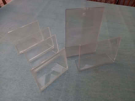 Photo of free 6x transparent photo frames, varying sizes in good condition (Bernards Heath AL3) #1