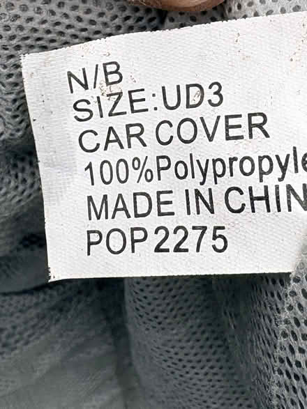 Photo of free SUV car cover (Hyattsville, MD) #2