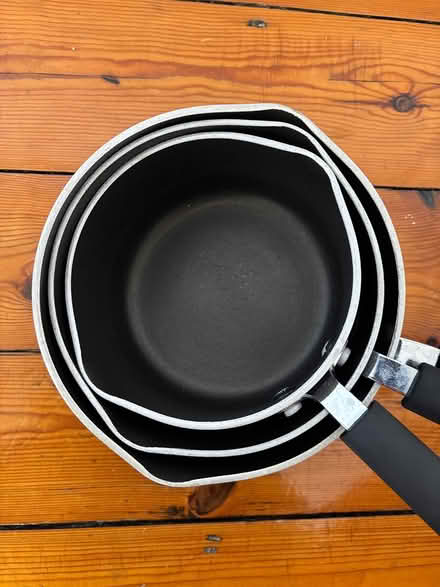 Photo of free Set of 3 saucepans + lids (SE24) #2