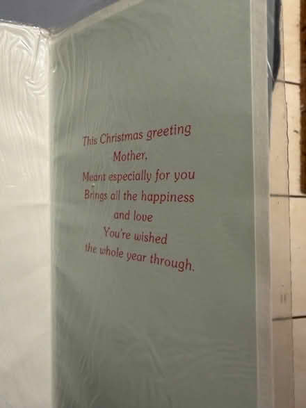 Photo of free Mother Xmas Card (Westbury Wilts BA13) #2