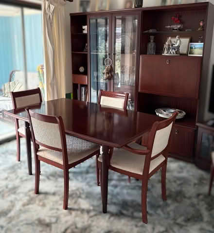 Photo of free Dining table, chairs and cabinet (Near Tescos TA8) #1