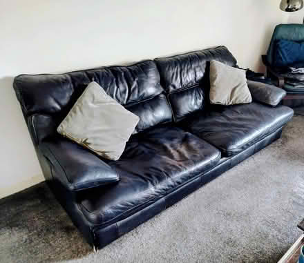 Photo of free G-Plan leather sofa (Trowbridge BA14) #2