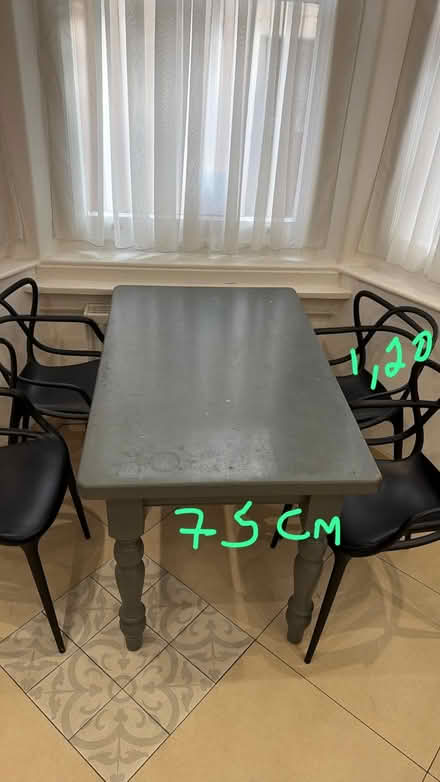 Photo of free Solid wooden pine table (SW7 4ND) #1