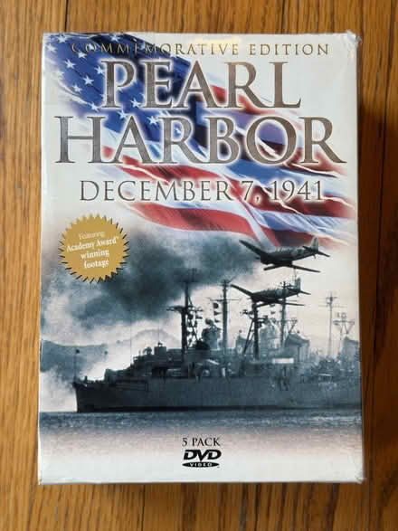 Photo of free "Pearl Harbor" Boxed Set - 5 DVDs (Darien - near 75th x Cass Ave.) #1