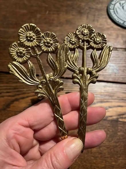 Photo of free Brass curtain tie backs (Kendal LA9) #2