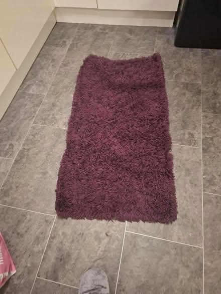 Photo of free Small purple rug (Bramley LS13) #1