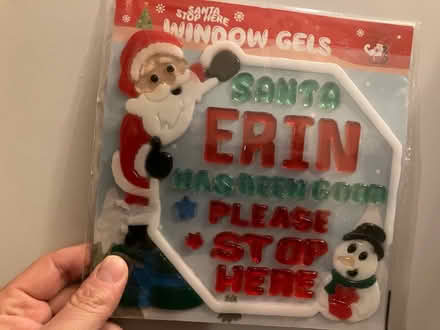 Photo of free Christmas window stickers (ME1) #1