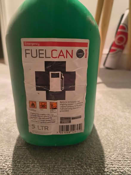 Photo of free Green plastic fuel can (Acton Vale W3) #2