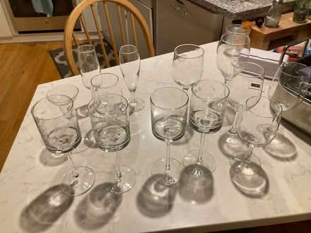 Photo of free Assorted wine glasses (Lake Cook and Rte 41) #1