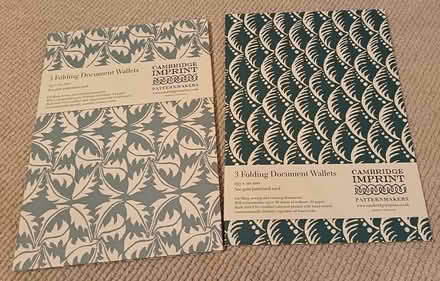Photo of free Six Cambridge Imprint doc wallets (Nr centre Bishop's Stortford) #4