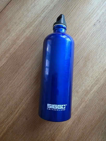Photo of free Metal water bottle, blue (Skipton BD23) #1