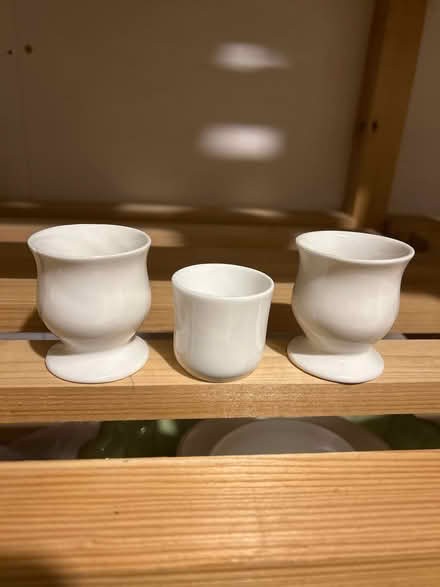Photo of free 3 bone china egg cups (South Woodchester GL5) #1