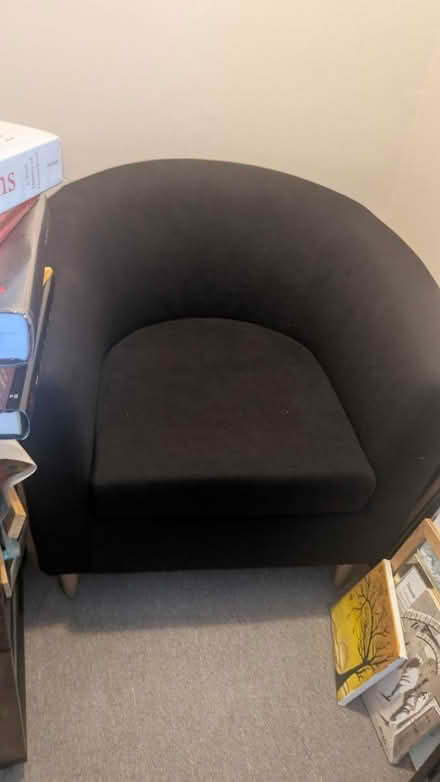 Photo of free soft fabric armchair (Galleons Reach E16) #1