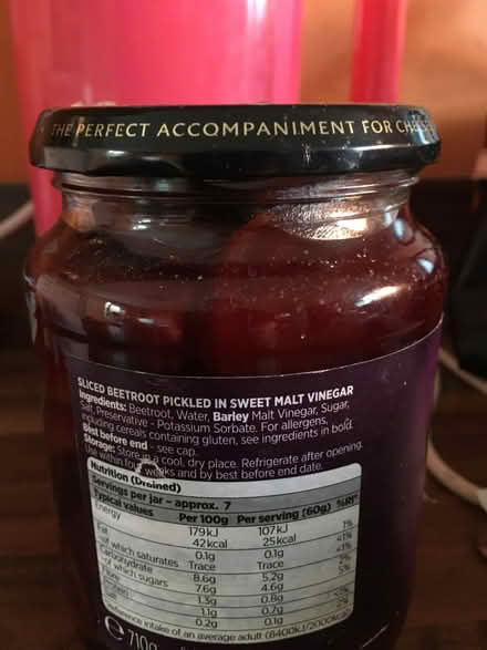 Photo of free A Large Glass Jar, Heinz Beetroot (Liverpool L6) #3