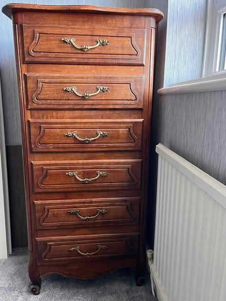 Photo of free French solid wood tallboy (St Leonards TN38) #4