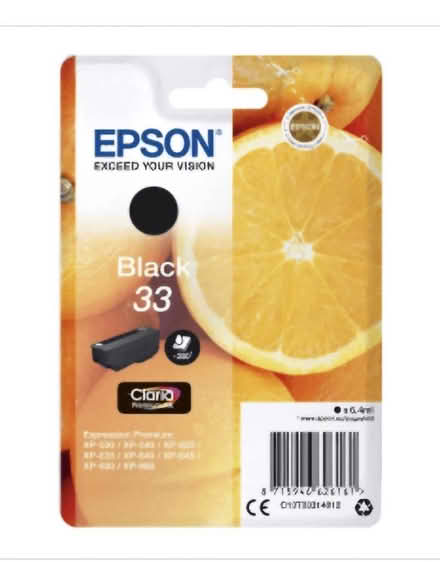 Photo of free Epson 33 Black Ink Cartridges 4.5ml & 6.4ml (Kingsdown SN2) #2