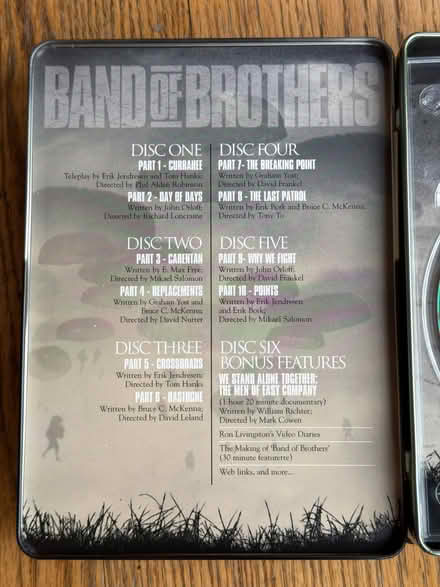 Photo of free "Band of Brothers" CD set (Darien - near 75th x Cass Ave.) #2