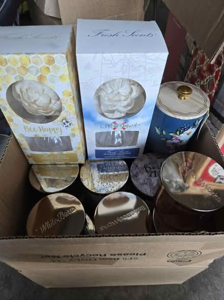 Photo of free Box full of used candle (Castle Hills North) #1