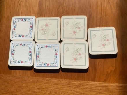 Photo of free 7 cork backed coasters (Hoddesdon, EN11) #1
