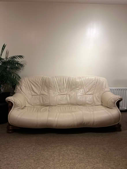 Photo of free Leather Sofa Set + Armchair (TW13) #3