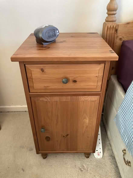 Photo of free Wooden bedside table (Brentwood CM15) #1