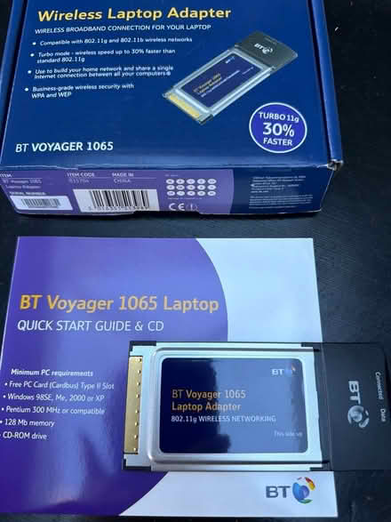 Photo of free WiFi adapter (PCMCIA) (Langley Vale KT18) #1