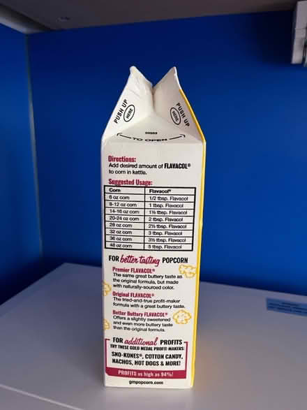 Photo of free Popcorn flavouring (Falmer BN1) #3