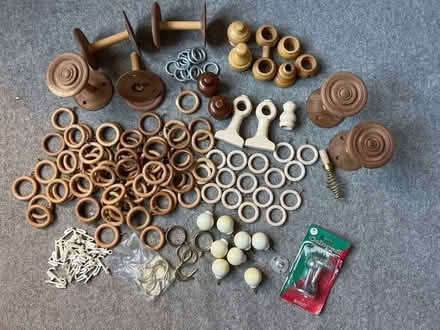 Photo of free Curtain Rail hooks, fixings (Hove BN3) #1