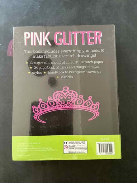 Photo of free Pink glitter drawing craft set (New Malden KT3) #4