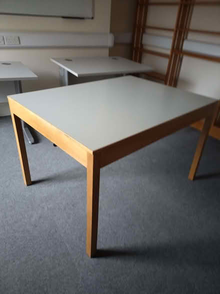 Photo of free Rectangular table with white top (Jericho OX1) #1