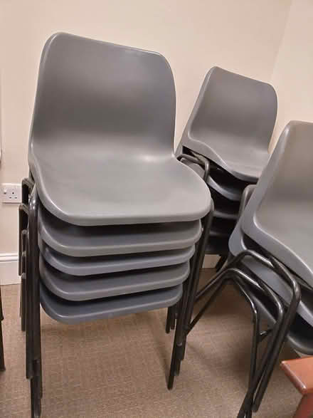 Photo of free Dark Grey plastic chairs (Jericho OX1) #1