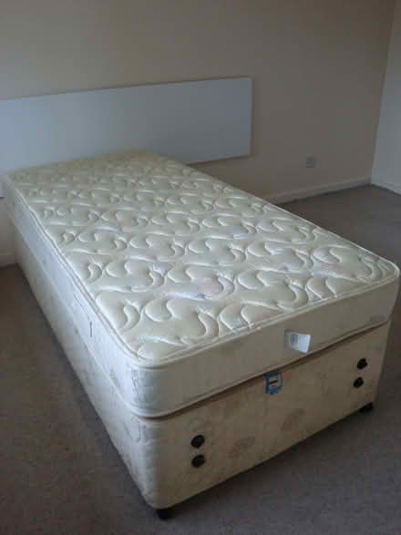 Photo of free Single bed base + mattress (Streetly, Sutton Coldfield B74) #1
