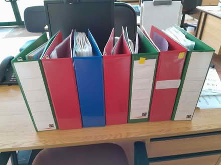 Photo of free 7 x Large A4 Ring Binder Folders (Chadwell Heath RM6) #1