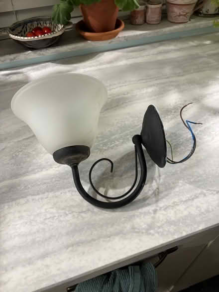 Photo of free 4 metal internal wall lamps (Hayle TR27) #1