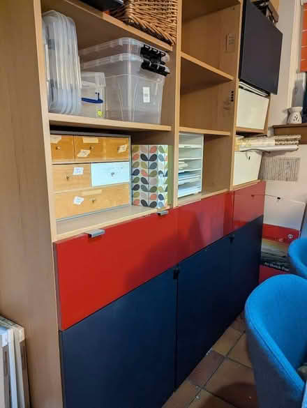 Photo of free Bookcases: IKEA Besta, with doors and drawers (Markinch KY7) #1